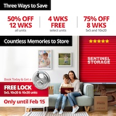 Sentinel Storage - Windermere Lake Promotion